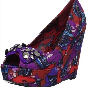 Iron Fist Havana Breeze Peep Toe Wedges